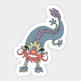 Blue Dragon Sticker